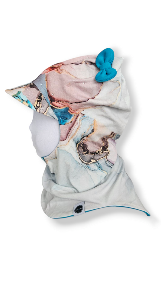 Balaclava Corner Visor Hat - Marble