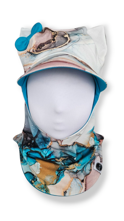 Balaclava Corner Visor Hat - Marble