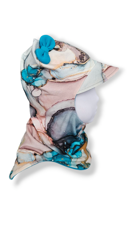 Balaclava Corner Visor Hat - Marble