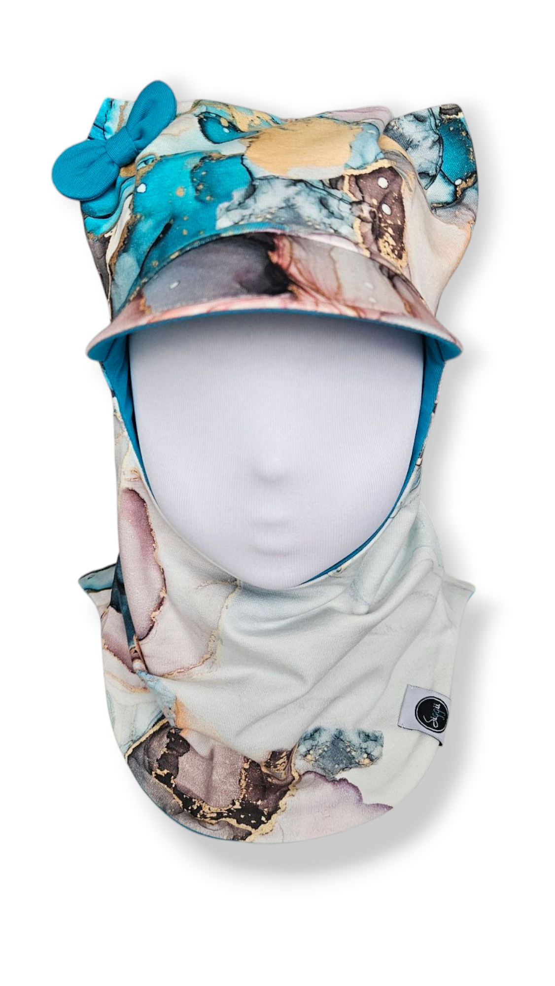 Balaclava Corner Visor Hat - Marble