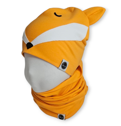 Hat & Tube Scarf Set - Fox