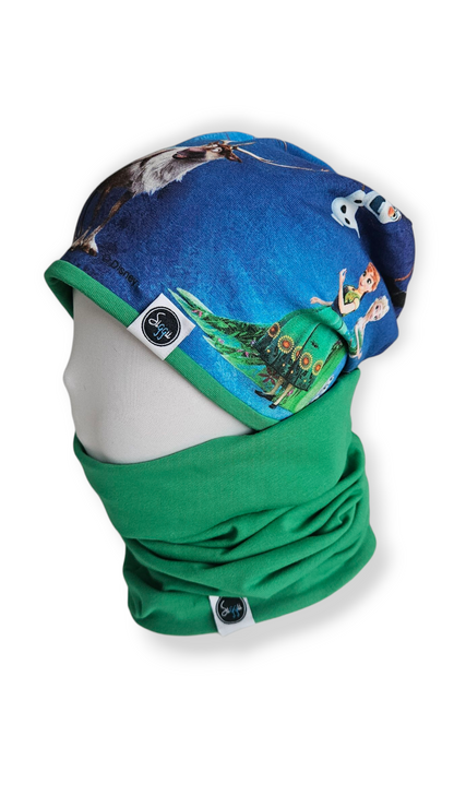 Reversible Hat & Tube Scarf Set - Fozen