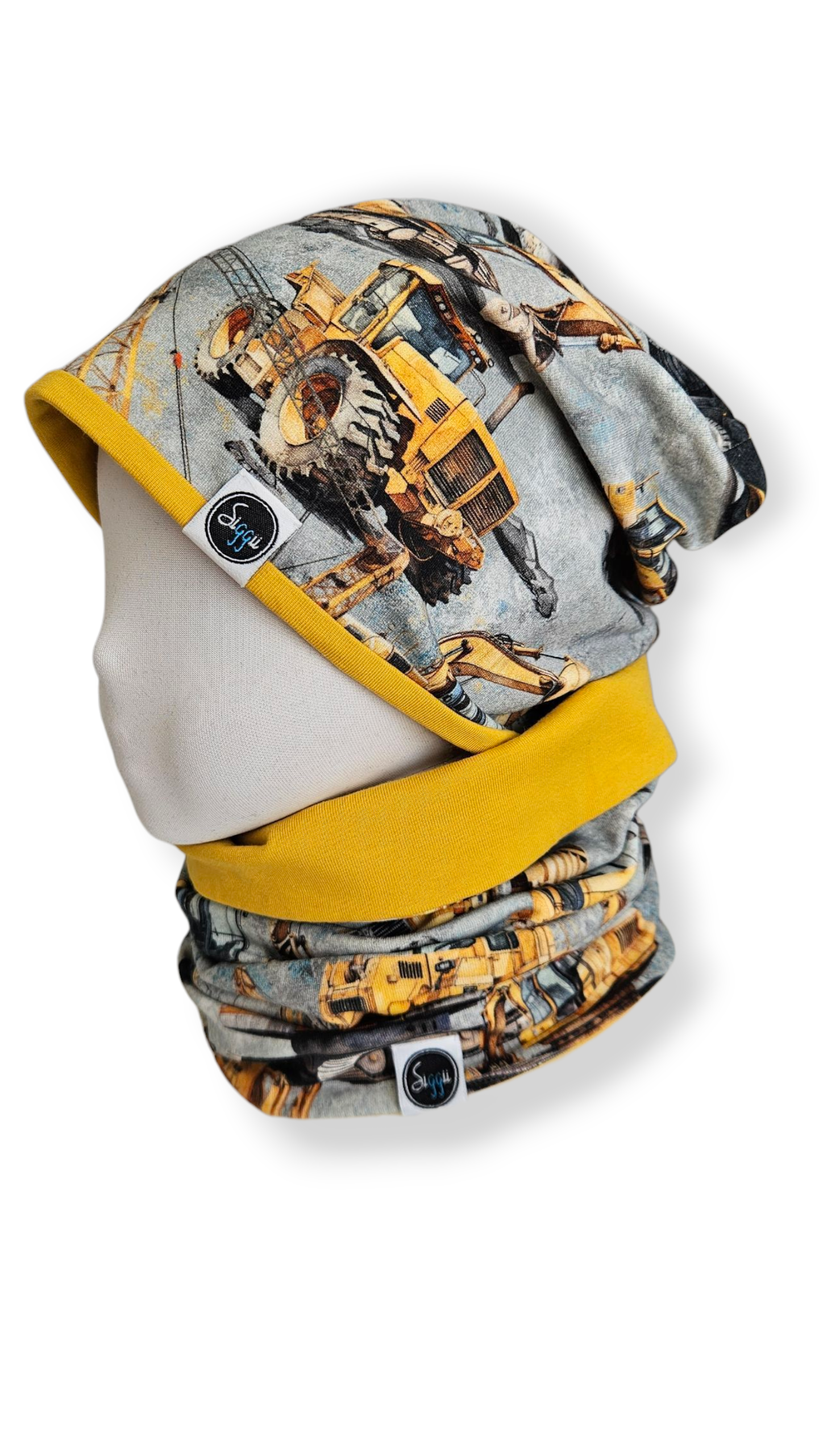 Reversible Hat & Tube Scarf Set - Transport