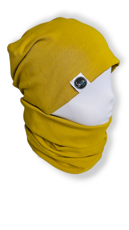 Reversible Hat & Tube Scarf Set - Cars