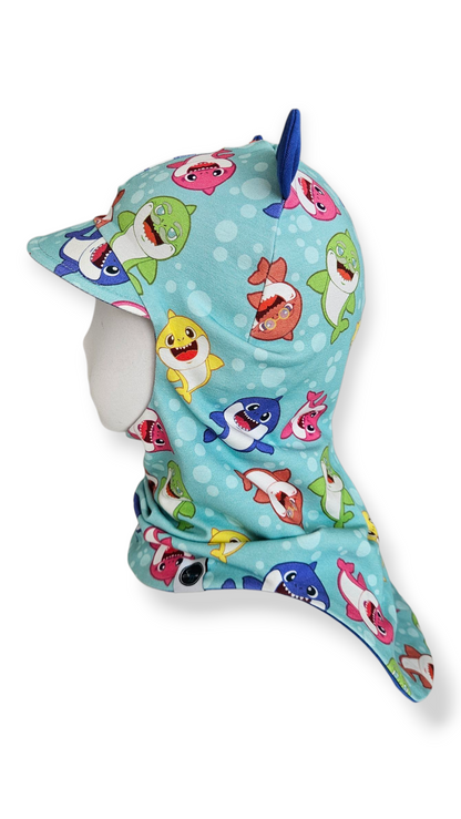 Balaclava Bear Visor Gat - Sharks