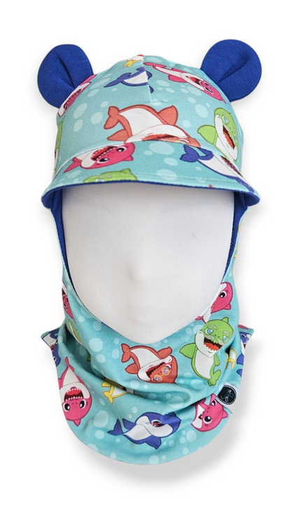 Balaclava Bear Visor Gat - Sharks