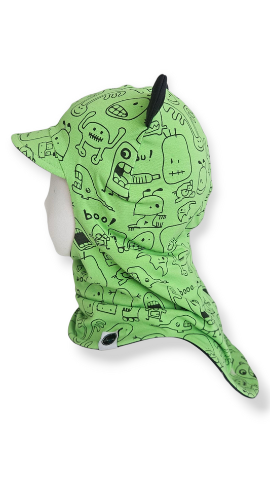 Balaclava Bear Visor Hat - Faces