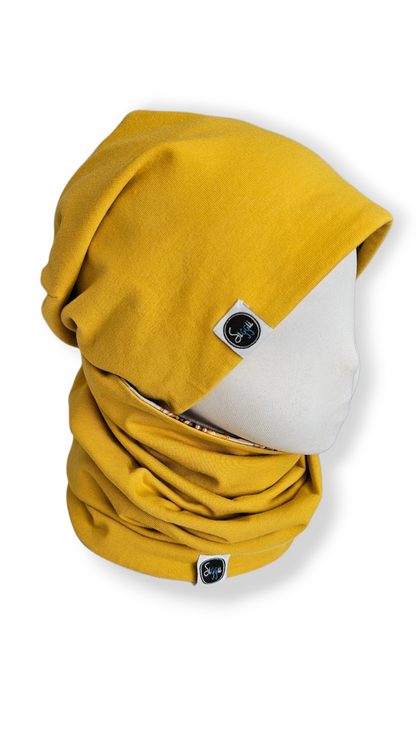 Reversible Hat & Tube Scarf Set - Transport