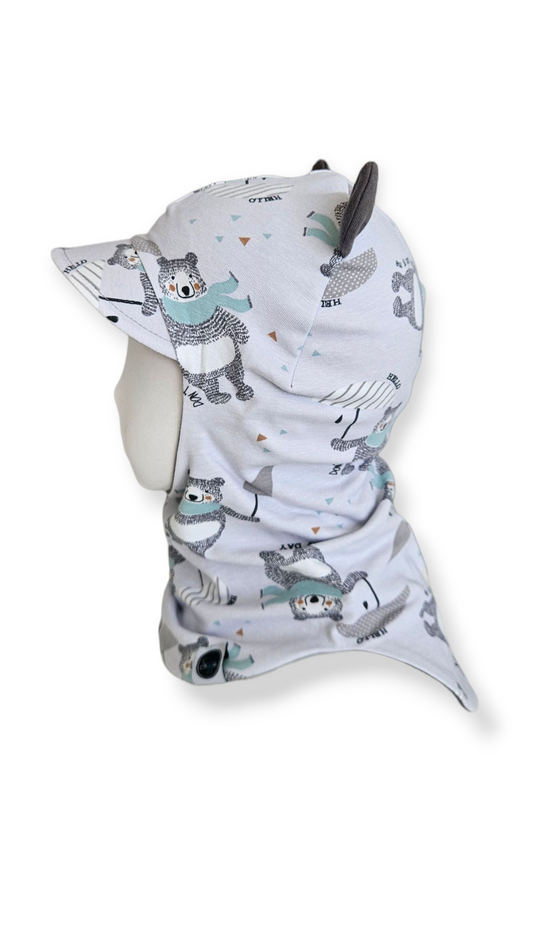 Balaclava Bear Visor Hat - Bears