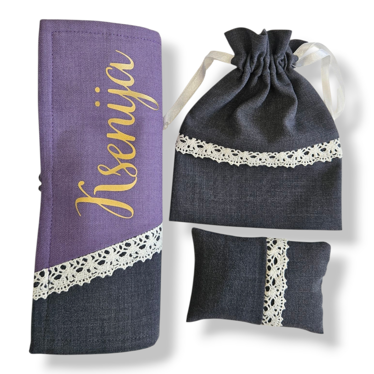 Special Waldorf Crayon Case Set With Name / Number 18