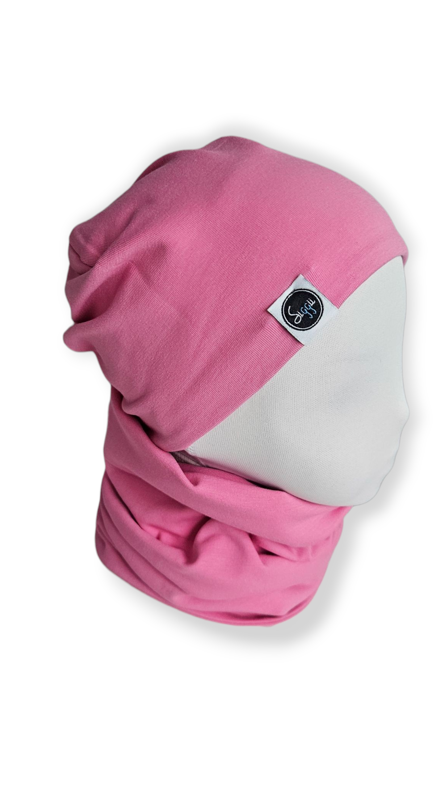 Reversible Hat & Tube Scarf Set - Cute Animals