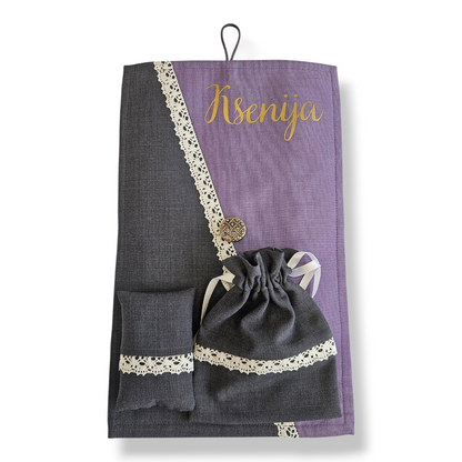 Special Waldorf Crayon Case Set With Name / Number 18