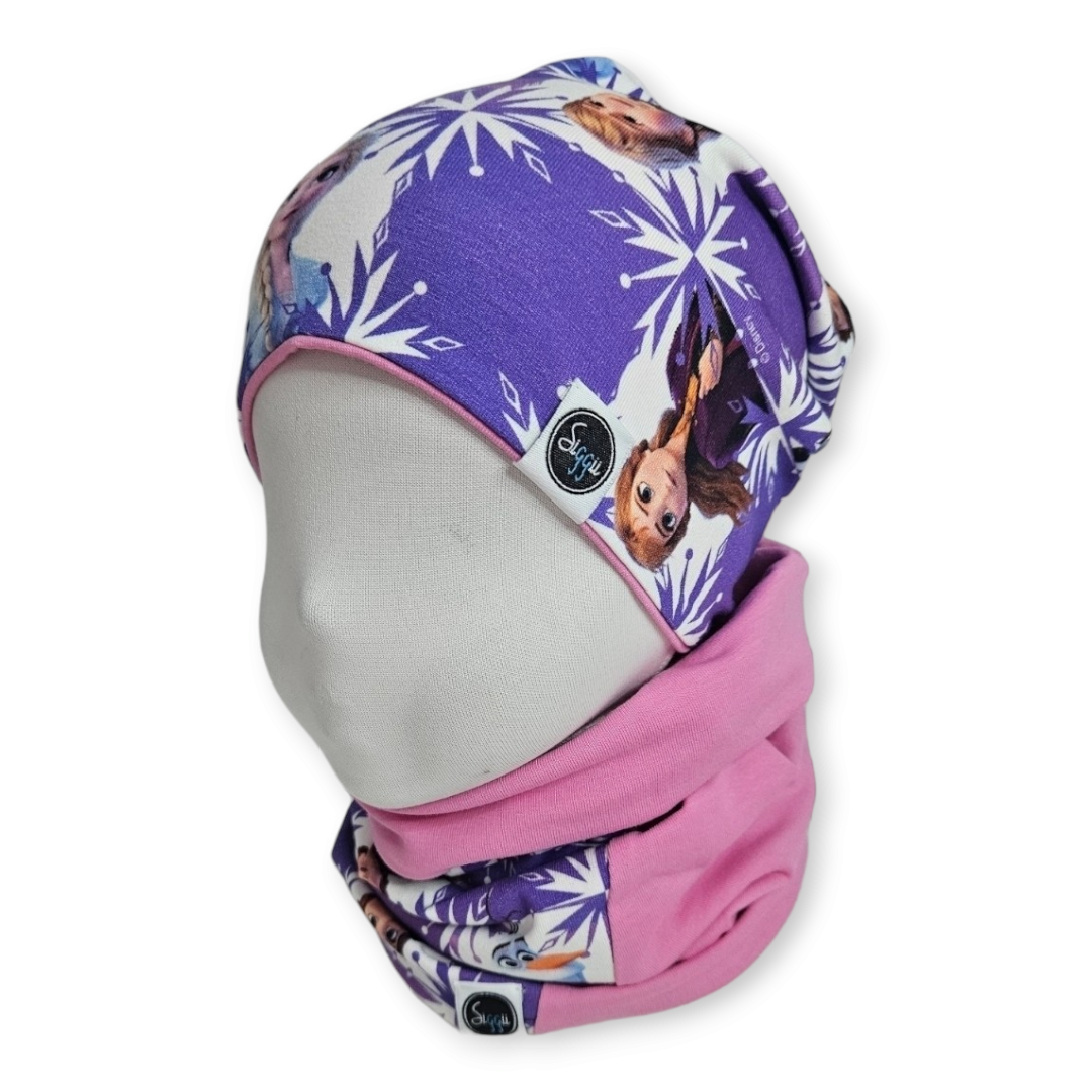 Reversible Hat & Tube Scarf Set - Frozen
