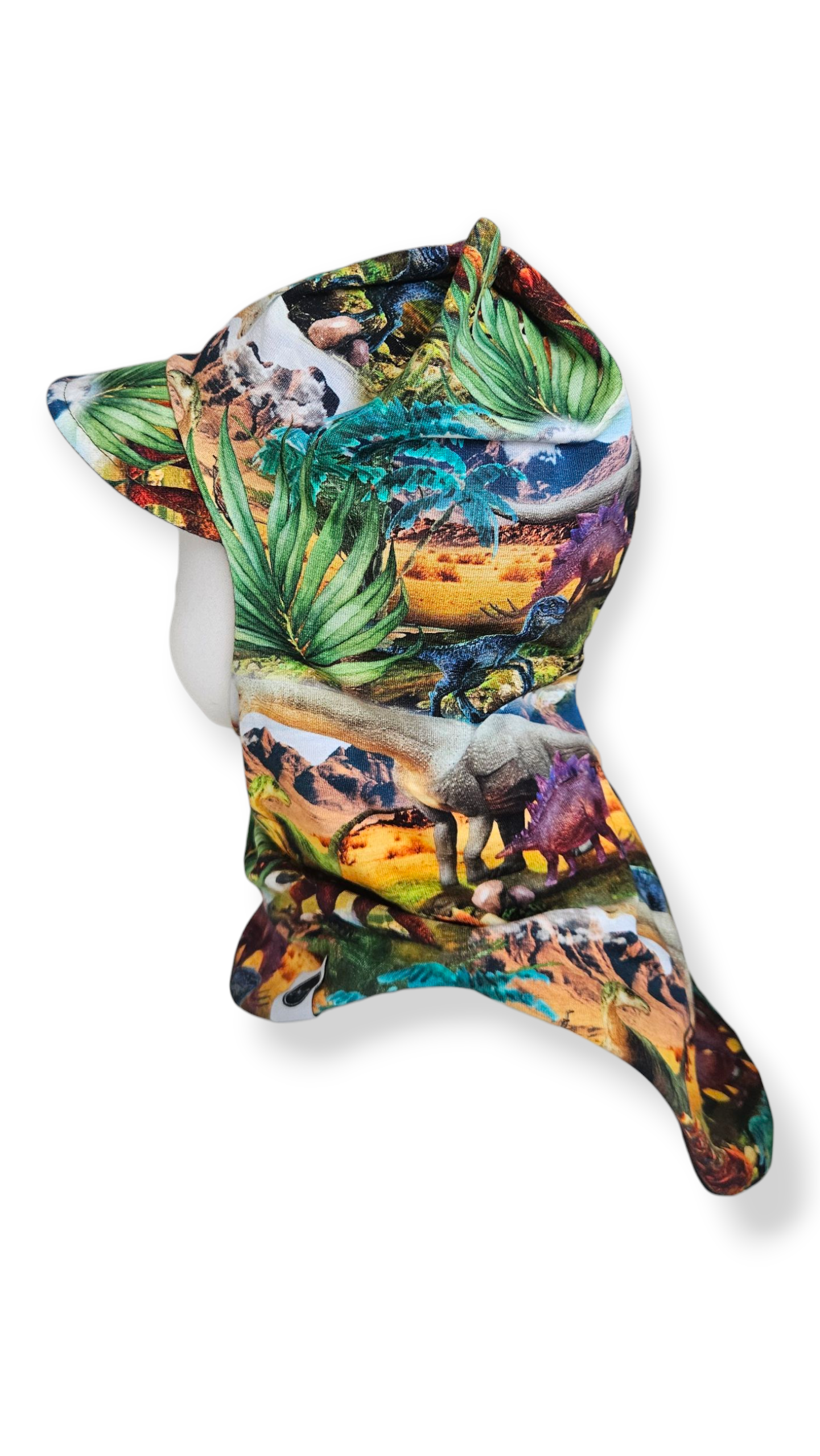 Balaclava Corner Visor Hat -  Dino World