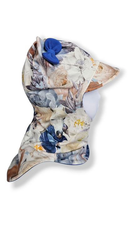 Balaclava Corner Visor Hat - Horses