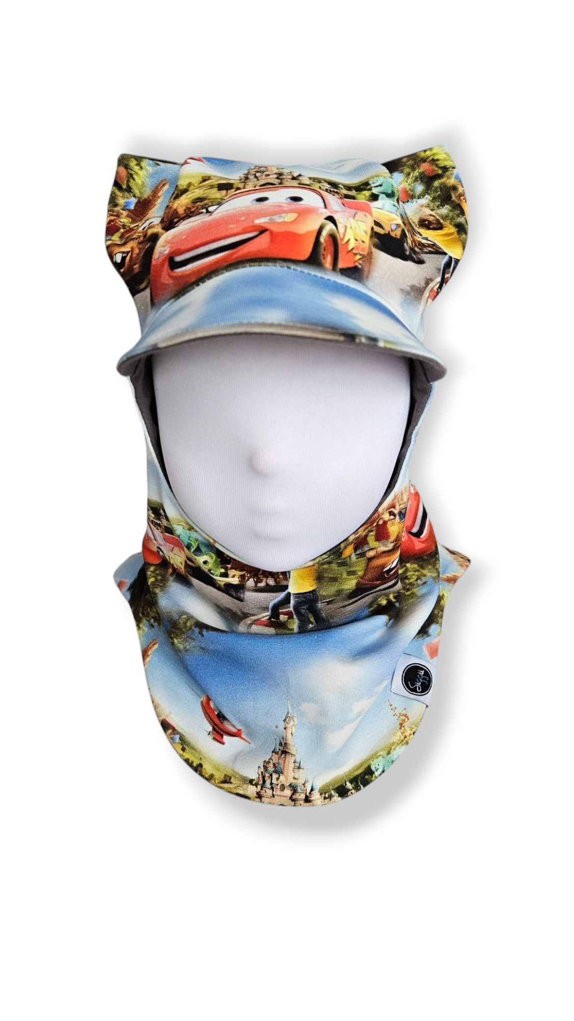 Balaclava Corner Visor Hat -  Cars