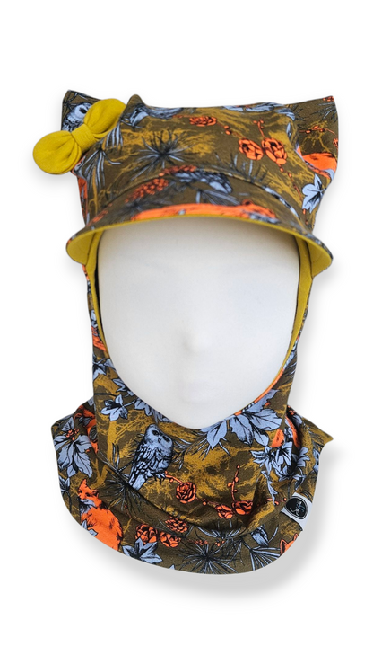 Balaclava Corner Visor Hat - Foxes